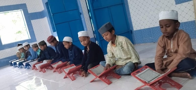 Quran Hifdh class at Mercy Institute
